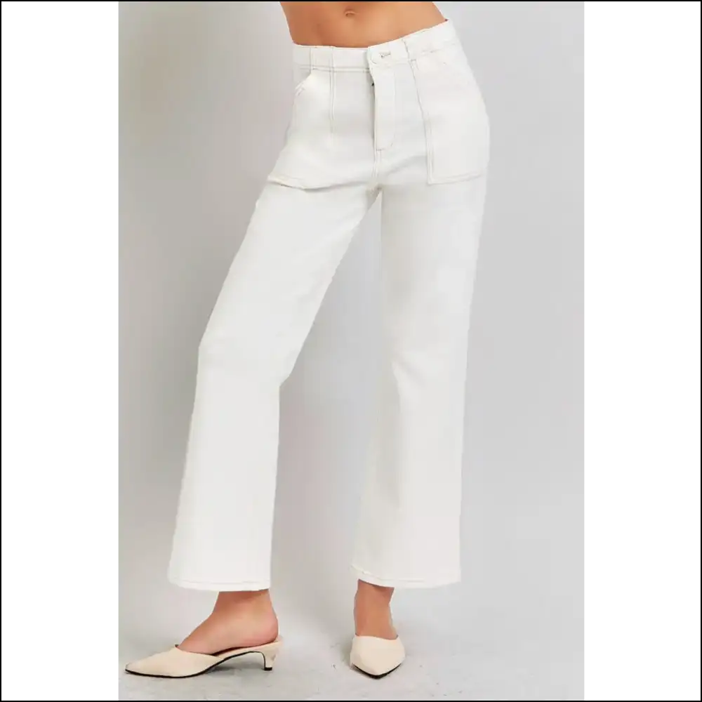 Flare Up your Life with Risen High Rise Ankle Jeans from Needful Things 😏✨ - on Sale Worldwide Shipping