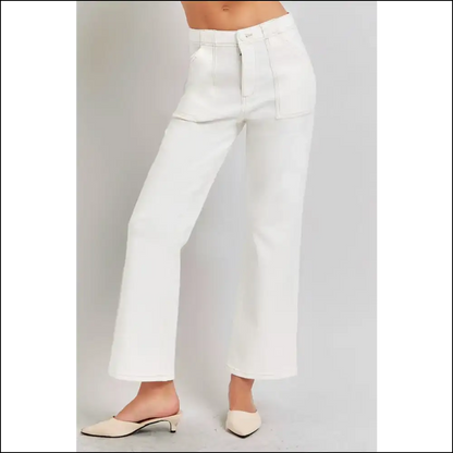 Flare Up your Life with Risen High Rise Ankle Jeans from Needful Things 😏✨ - on Sale Worldwide Shipping