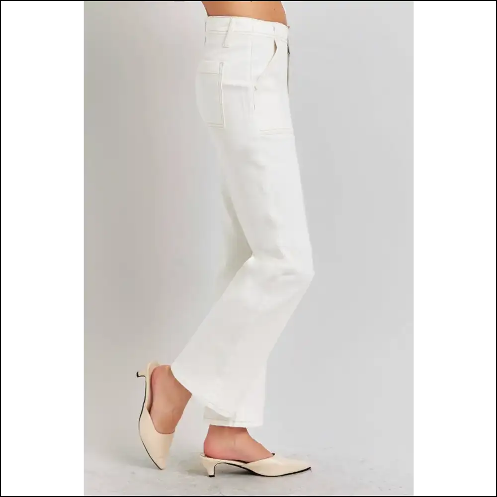 Flare Up your Life with Risen High Rise Ankle Jeans from Needful Things 😏✨ - on Sale Worldwide Shipping