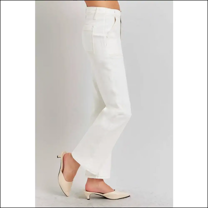 Flare Up your Life with Risen High Rise Ankle Jeans from Needful Things 😏✨ - on Sale Worldwide Shipping