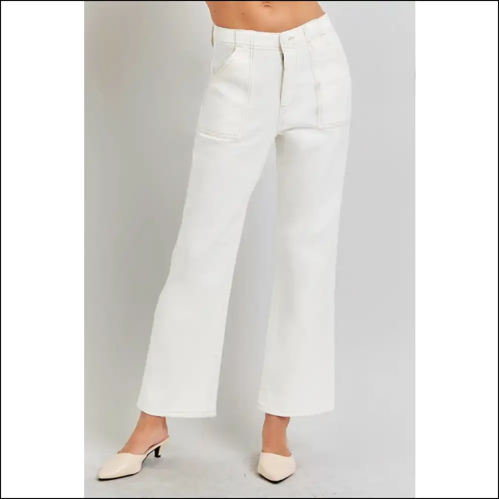 Flare Up your Life with Risen High Rise Ankle Jeans from Needful Things 😏✨ - on Sale Worldwide Shipping