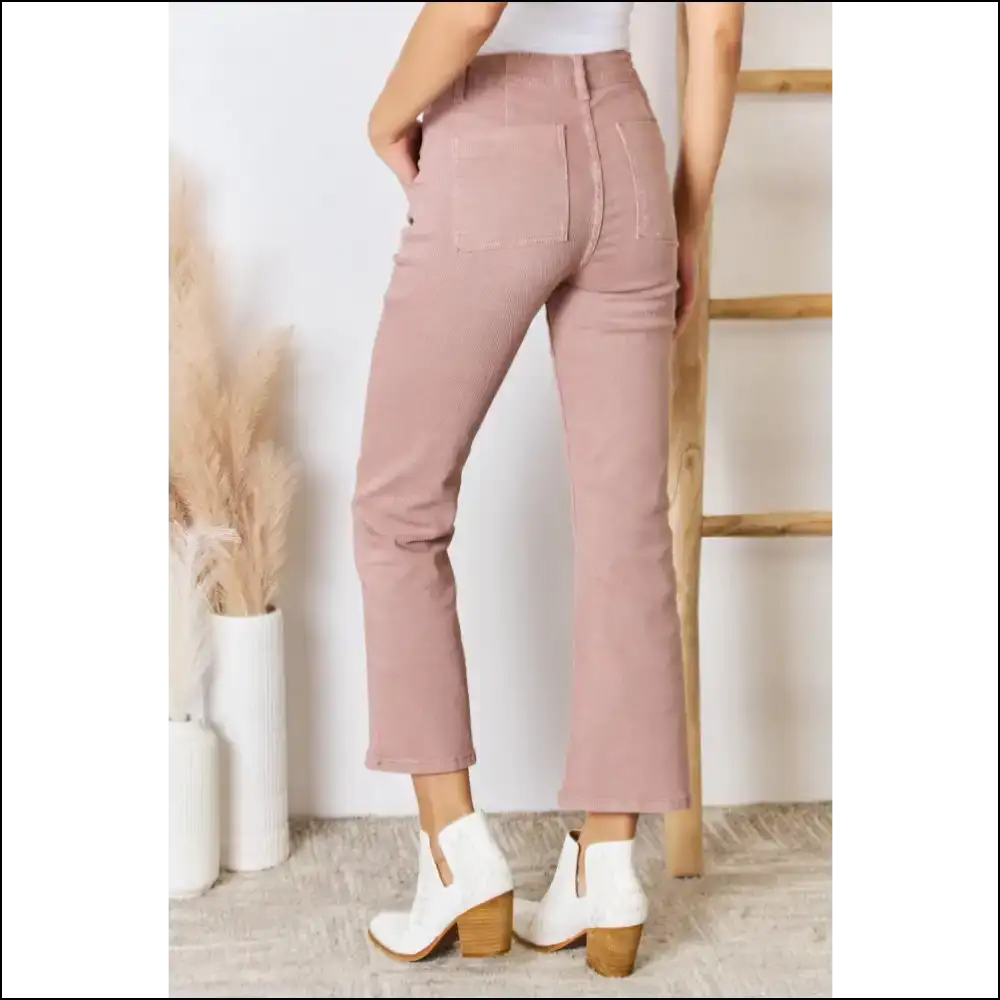 Flare Up your Style: Risen High Rise Ankle Jeans for the Bold! 😎✨ - on Sale Worldwide Shipping
