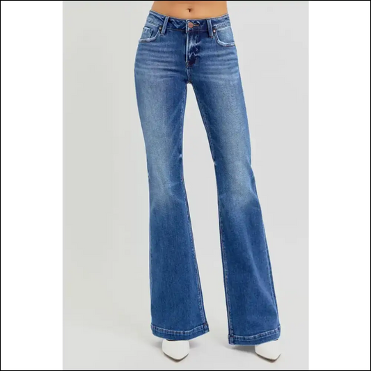 Flare Up your Style with Needful Things Low Rise Wonder Jeans! 👖✨ - Dark Navy / 3xl - Jeans on Sale Worldwide Shipping
