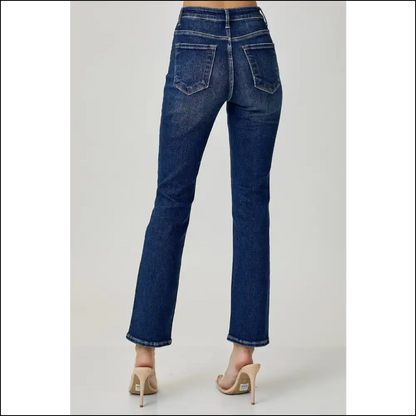 Flaunt your Curves: Needful Things High Waist Straight Jeans are Calling! 😏👖 - on Sale Worldwide Shipping