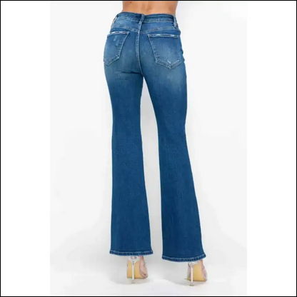 Flaunt your Fabulous: High Rise Bootcut Jeans that Keep it Real! 💃✨ - on Sale Worldwide Shipping