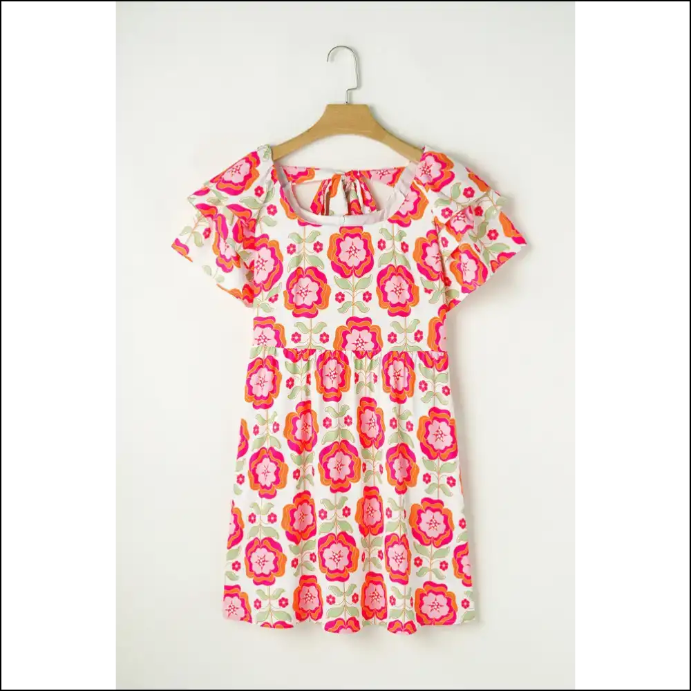 Flirty Rose Floral Dress: Heartbreak (and a Steal from Needful Things 😈) - Short Dresses on Sale Worldwide Shipping