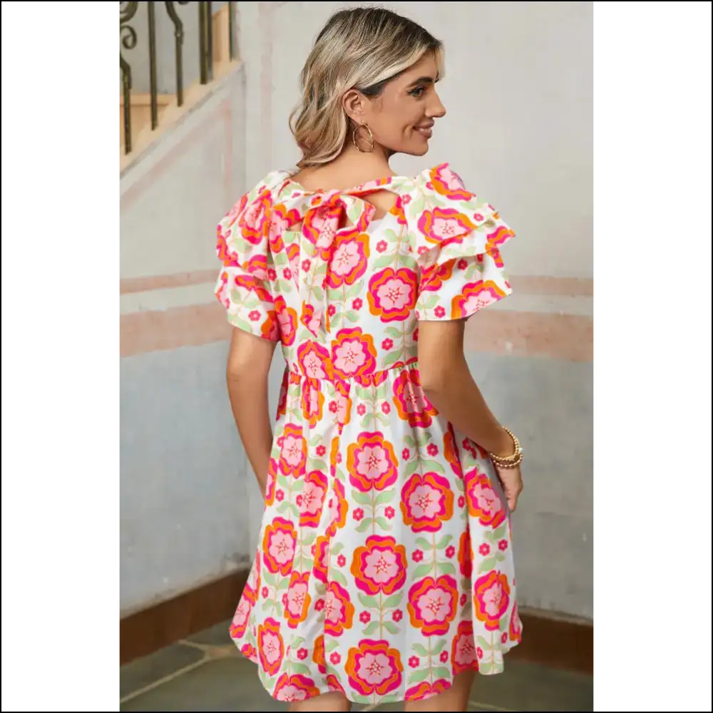 Flirty Rose Floral Dress: Heartbreak (and a Steal from Needful Things 😈) - Short Dresses on Sale Worldwide Shipping