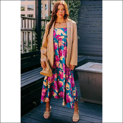 Floral High Waist Dress: so Long Pants! 👋 Needful Things - Maxi Dresses on Sale Worldwide Shipping
