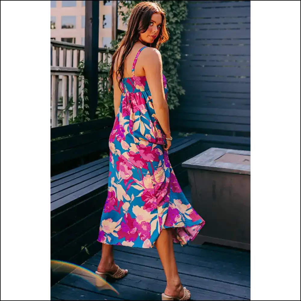Floral High Waist Dress: so Long Pants! 👋 Needful Things - Maxi Dresses on Sale Worldwide Shipping