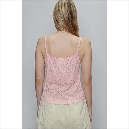 Floral Scoop Neck Cami: Chic Comfy and Ready for Awkward Compliments! 🌼 - Tank Tops on Sale Worldwide Shipping