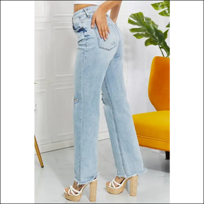 Fly your Way Back to the 90s with Flying Monkey Dad Jeans! 😎 - Jeans on Sale Worldwide Shipping