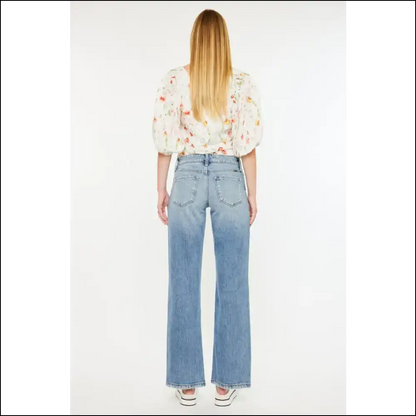 Frayed Hem Delight - Kancan Mid Rise Jeans: Style so Good It’s Sinful! 😏👖 - Jeans on Sale Worldwide Shipping