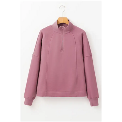 Fuchsia Zipper Collared: i Woke Up this! 💖 Needful Things - Black / s - Sweatshirts & Hoodies on Sale Worldwide Shipping
