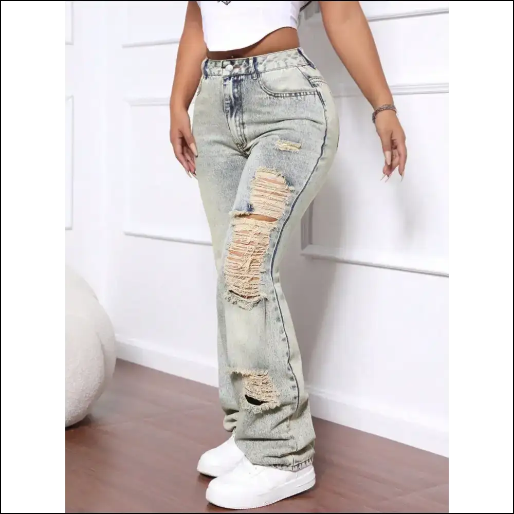 Get Ready to Rock your Life with Needful Things High Waist Jeans! 💥👖 - Jeans on Sale Worldwide Shipping