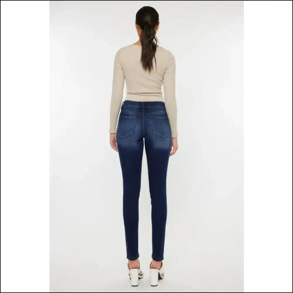 Get Ready to Slay in your New Besties: Kancan Mid Rise Gradient Skinny Jeans! 💃✨ - Jeans on Sale Worldwide Shipping