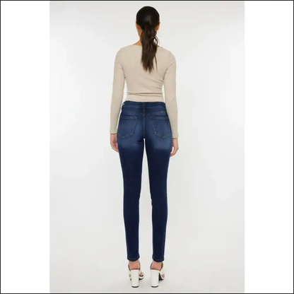 Get Ready to Slay in your New Besties: Kancan Mid Rise Gradient Skinny Jeans! 💃✨ - Jeans on Sale Worldwide Shipping