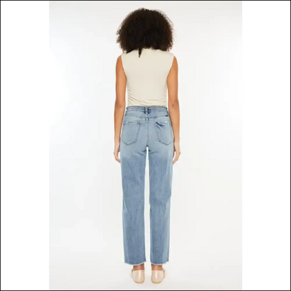Get your 90s Groove on with Kancan Ultra High Rise Distressed Denim! - Jeans on Sale Worldwide Shipping