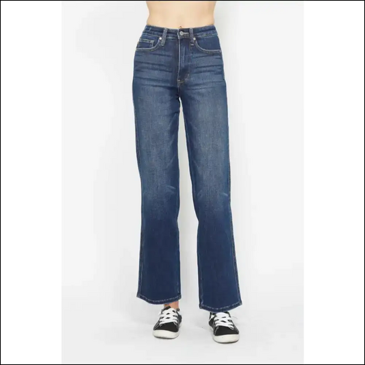 Get your Judy Blue High Waist Tummy Control Jeans and Slay All Day! 💃 - Dark / 0/24 - on Sale Worldwide Shipping