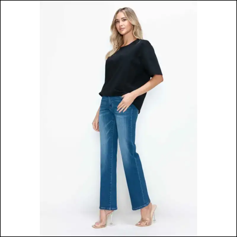 Get your Purr-fect Fit with Cat’s Whiskers High Rise Straight Jeans! 🐾 - Jeans on Sale Worldwide Shipping