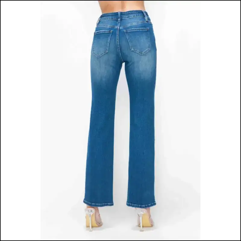 Get your Purr-fect Fit with Cat’s Whiskers High Rise Straight Jeans! 🐾 - Jeans on Sale Worldwide Shipping