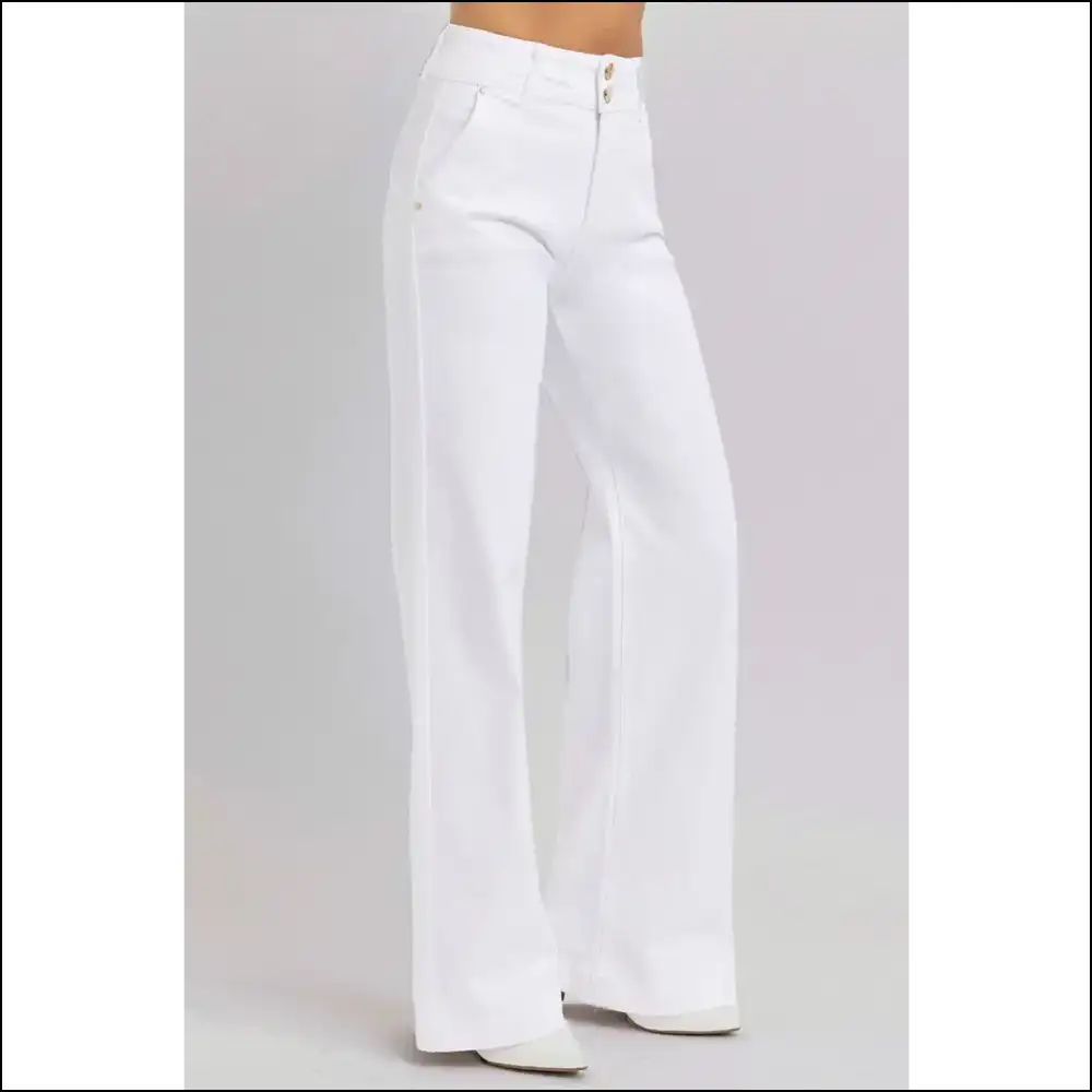 Get your Strut On: Risen Tummy Control Wide Leg Jeans for the Win! - on Sale Worldwide Shipping