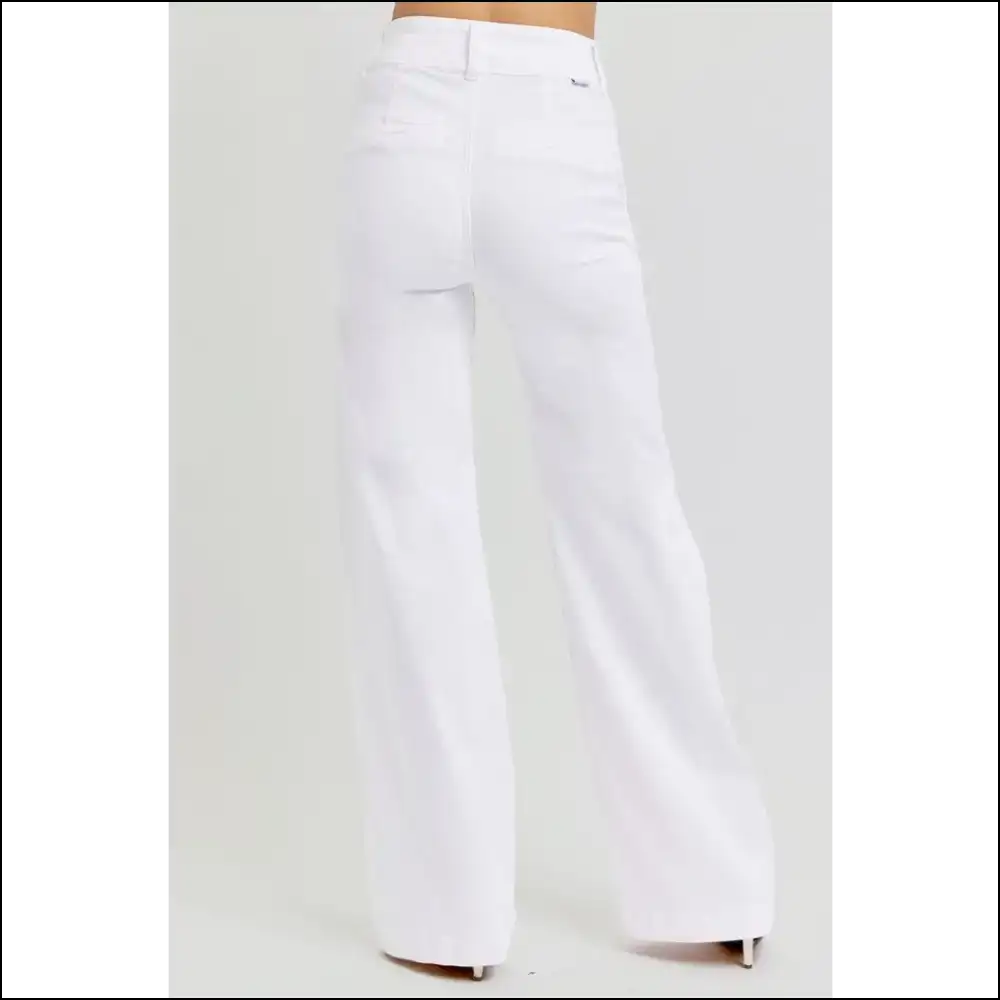 Get your Strut On: Risen Tummy Control Wide Leg Jeans for the Win! - on Sale Worldwide Shipping