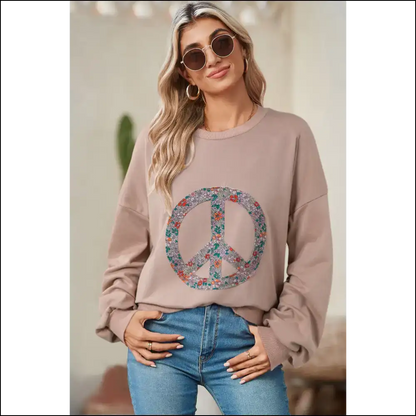 Goat Floral Peace Symbol: Baaa-utifully Cozy 🐐🌸✌️ Needful Things - Sweatshirts & Hoodies on Sale Worldwide Shipping