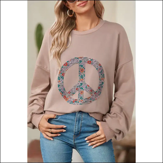 Goat Floral Peace Symbol: Baaa-utifully Cozy 🐐🌸✌️ Needful Things - s - Sweatshirts & Hoodies on Sale Worldwide Shipping