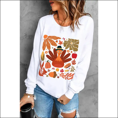 Graphic Round Neck Magic: where Cozy Meets Fashionista Vibes at Needful Things ✨ - Sweatshirts & Hoodies on Sale Worldwide Shipping