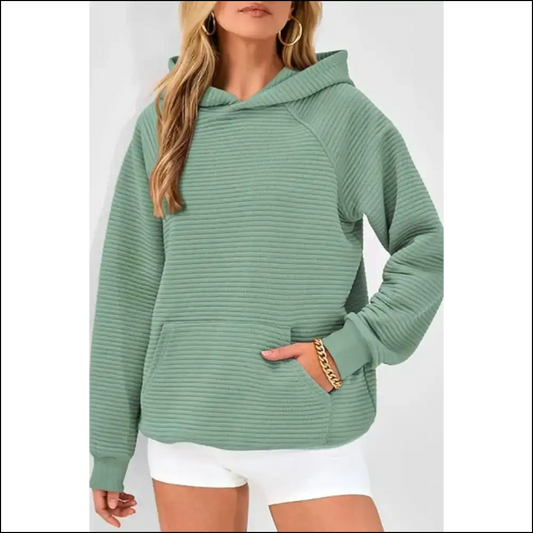 Grass Green Kangaroo Pocket Hoodie: so Comfy It’s Almost Legal 🍀 - s - Sweatshirts & Hoodies on Sale Worldwide Shipping