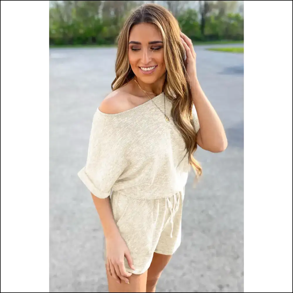 Gray Area Glam: the Chic Casual Romper that Says 😜 Needful Things - Rompers Jumpsuits & on Sale Worldwide Shipping