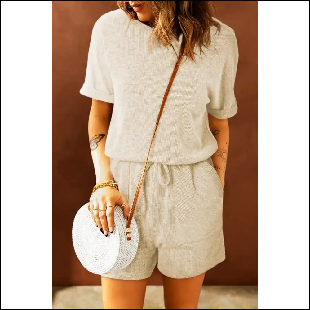 Gray Area Glam: the Chic Casual Romper that Says 😜 Needful Things - Rompers Jumpsuits & on Sale Worldwide Shipping