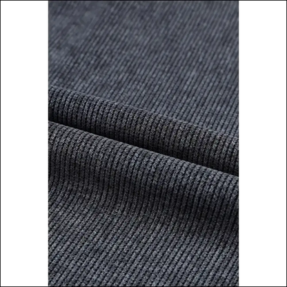 Gray Ribbed Knit: so Cozy It’s Practically Illegal! from Needful Things 😈 - Sweatshirts & Hoodies on Sale Worldwide Shipping