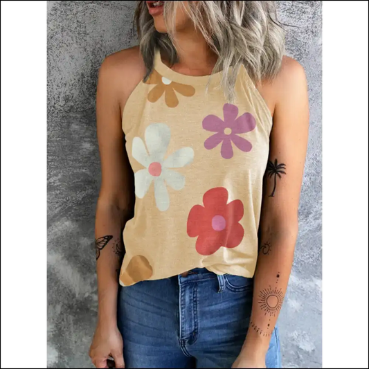 Grecian Glam Cami Top - Khaki / s - Tank Tops on Sale Worldwide Shipping