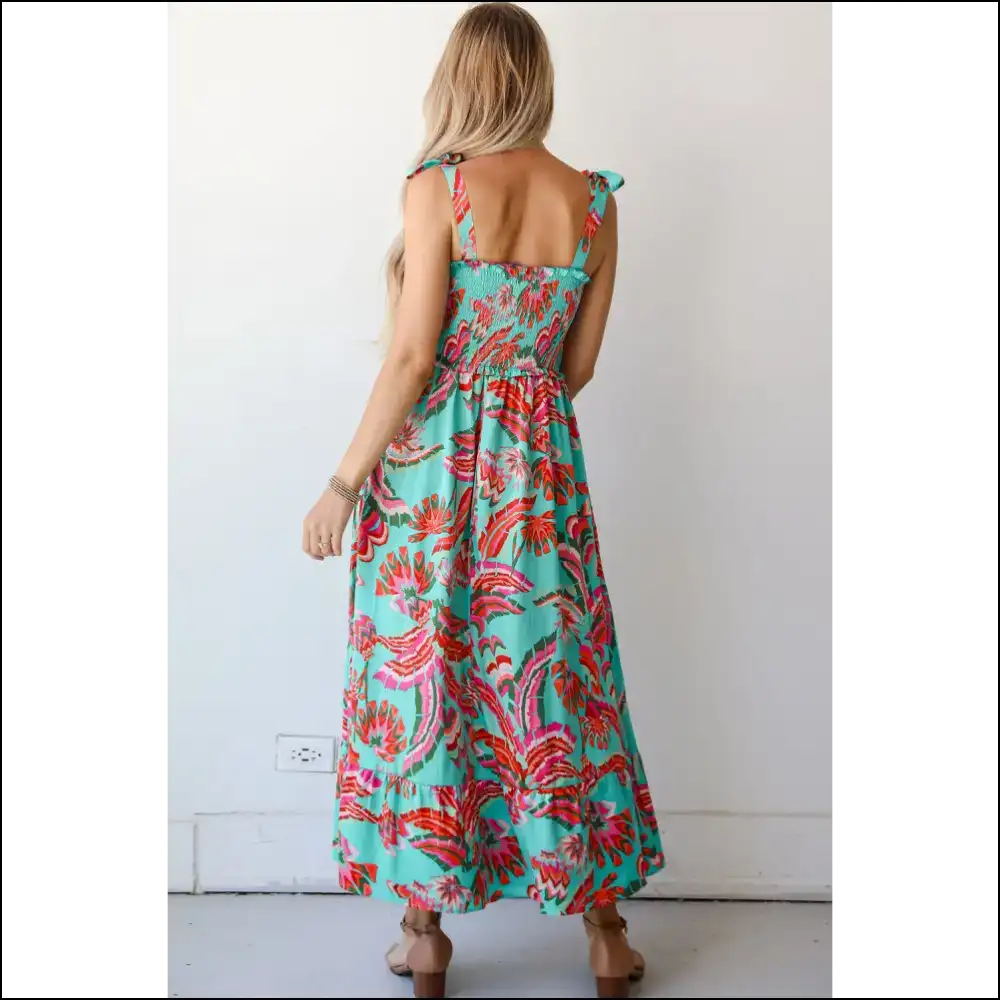 Green Abstract Print Maxi Dress: Dressed to Kill (your Ex’s Vibe) Needful Things - Dresses on Sale Worldwide Shipping