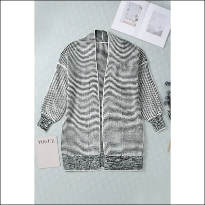 Grey Plaid Contrast Cardigan: so Comfy It’s Almost Illegal! 😈 Needful Things - Apricot / s - Cardigans on Sale Worldwide Shipping