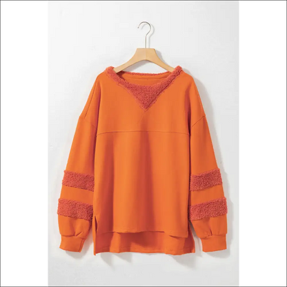 Chic High-low Round Neck Long Sleeve Sweatshirt - Sweatshirts & Hoodies on Sale Worldwide Shipping