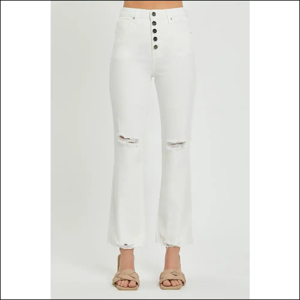 High Rise Button Fly Jeans: Because your Wardrobe Deserves a Bff! 👖💃 - Jeans on Sale Worldwide Shipping