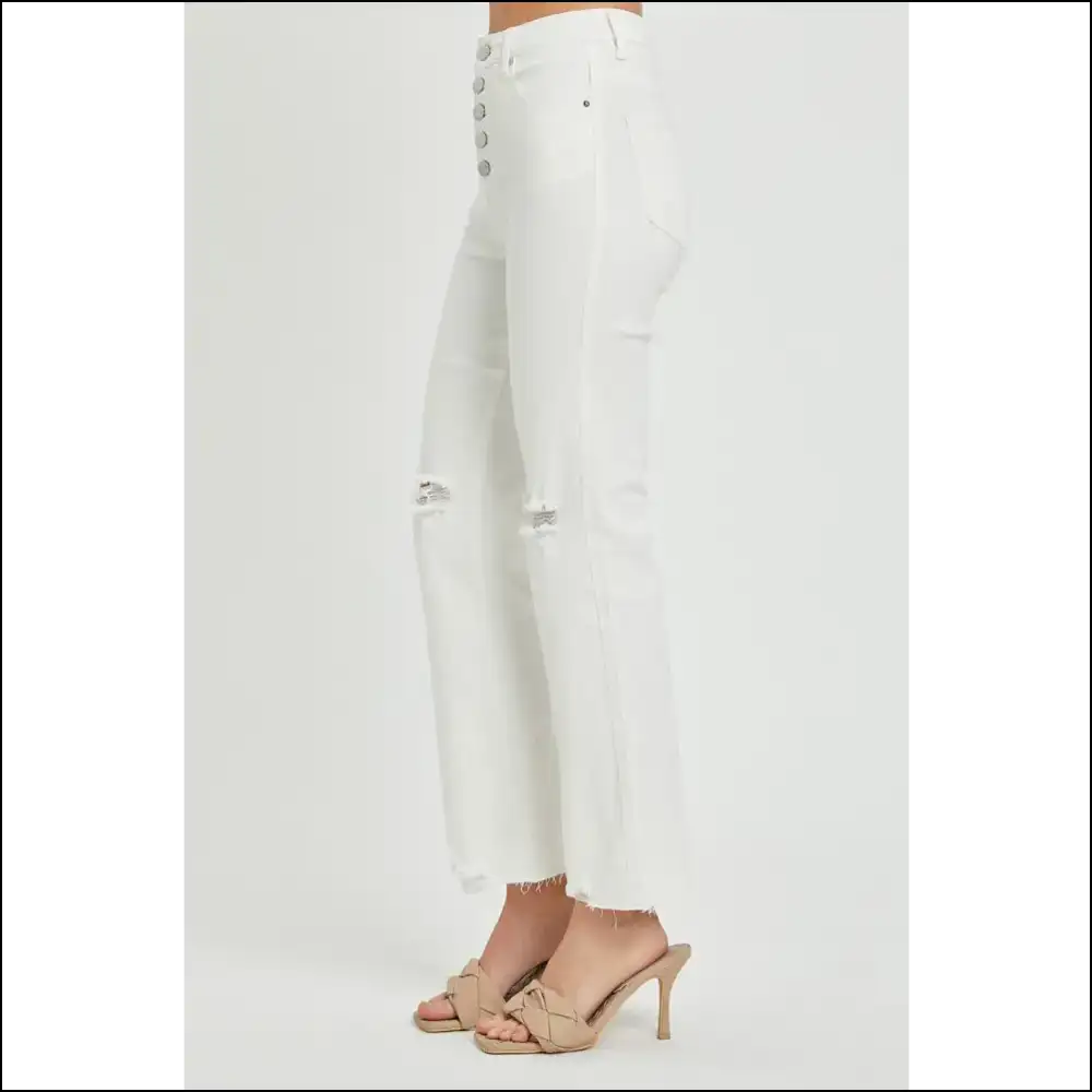High Rise Button Fly Jeans: Because your Wardrobe Deserves a Bff! 👖💃 - Jeans on Sale Worldwide Shipping