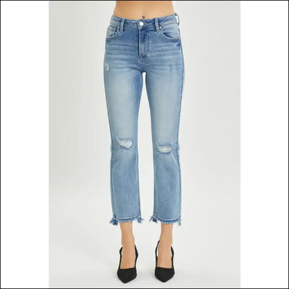 High Rise Don’t Up Against these Distressed Cropped Jeans 😜 Needful Things - on Sale Worldwide Shipping