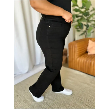 High Rise Straight Tummy Control Jeans: Hugs your Waist Better than Grandma! 😄 - Jeans on Sale Worldwide Shipping