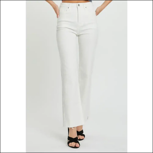 High Rise Tummy Control Jeans: Confidence in Every Curve no Guts Glory! 😏👖 - White / 3xl - Jeans on Sale Worldwide Shipping