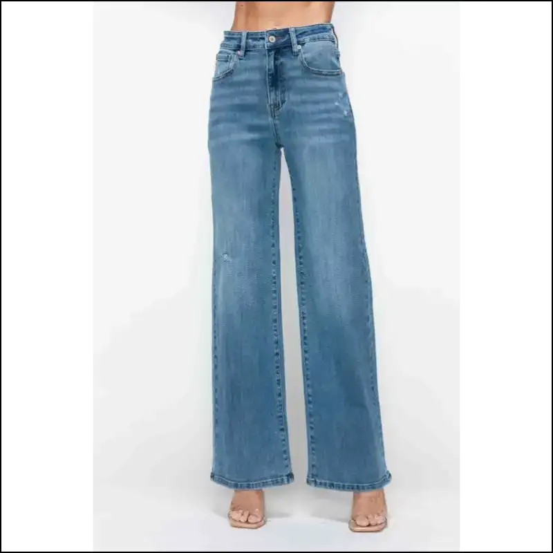 High Rise Wide Leg Jeans: Because Life’s too Short for Boring Denim! 😂 - Jeans on Sale Worldwide Shipping