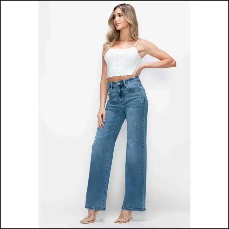 High Rise Wide Leg Jeans: Because Life’s too Short for Boring Denim! 😂 - Jeans on Sale Worldwide Shipping