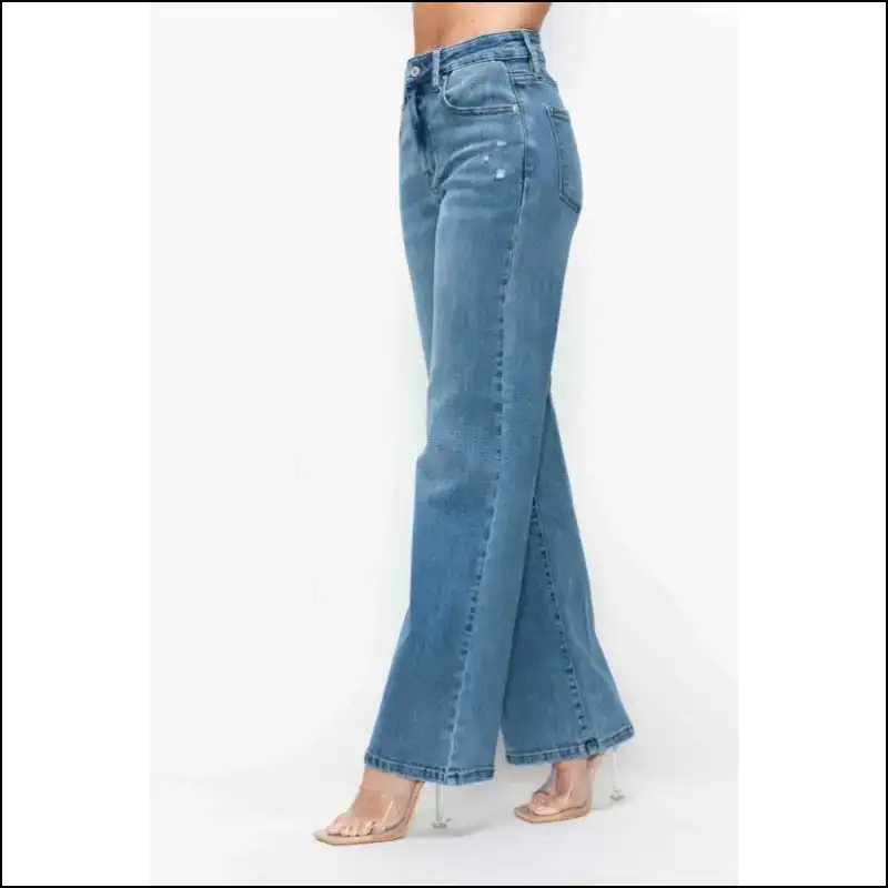 High Rise Wide Leg Jeans: Because Life’s too Short for Boring Denim! 😂 - Jeans on Sale Worldwide Shipping