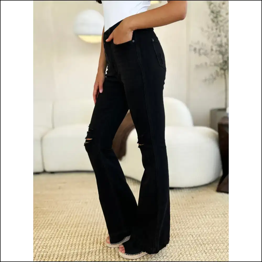 High Waist Flare Jeans: Elevate your Style and Confidence Darling! 💁‍♀️🔥 - Jeans on Sale Worldwide Shipping