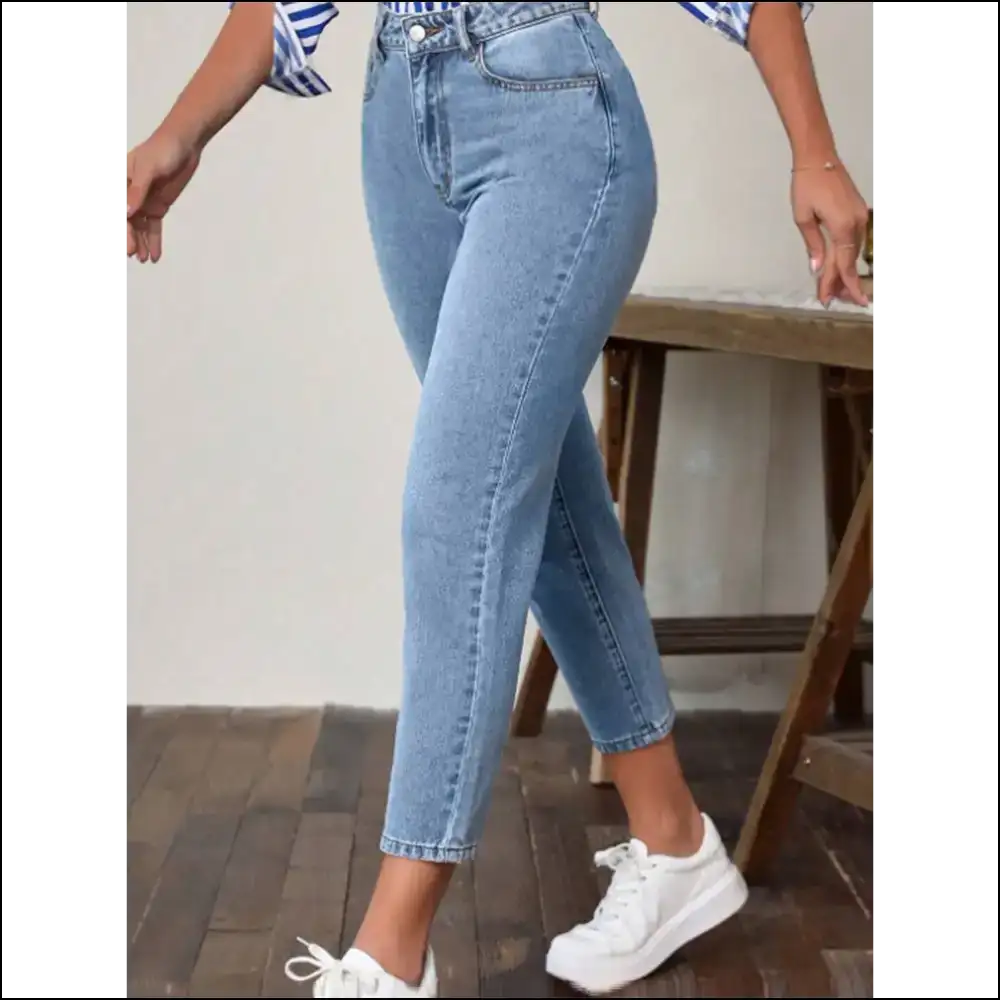 High Waist Jeans: Wear Confidence with Pockets of Sass from Needful Things! 😜👖 - Jeans on Sale Worldwide Shipping
