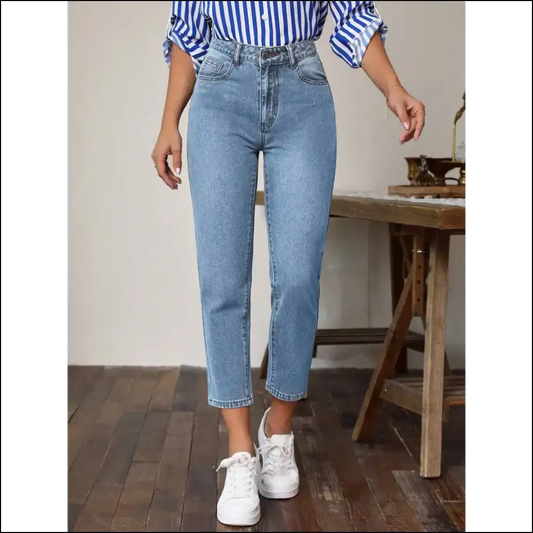 High Waist Jeans: Wear Confidence with Pockets of Sass from Needful Things! 😜👖 - Light / Xl - Jeans on Sale Worldwide Shipping