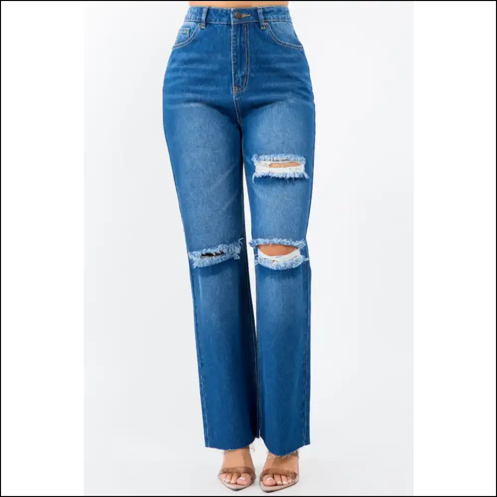 High Waist Wide Leg Jeans: Because Queens Don’t Kneel! 👖👑 - Jeans on Sale Worldwide Shipping