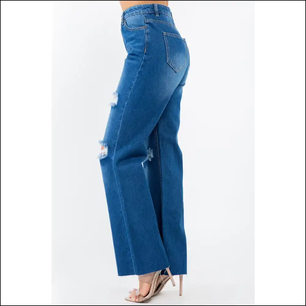 High Waist Wide Leg Jeans: Because Queens Don’t Kneel! 👖👑 - Jeans on Sale Worldwide Shipping